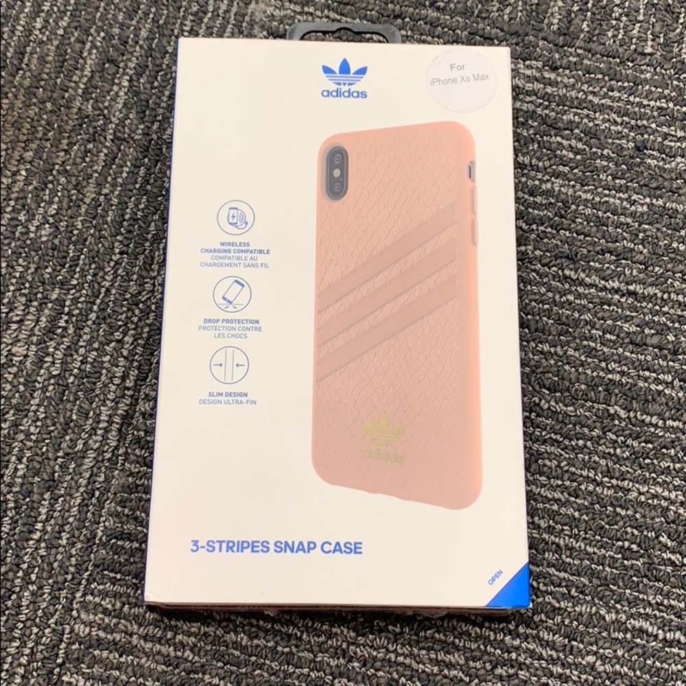 New Adidas Pink Snake Samba 3 Stripes Snap Case